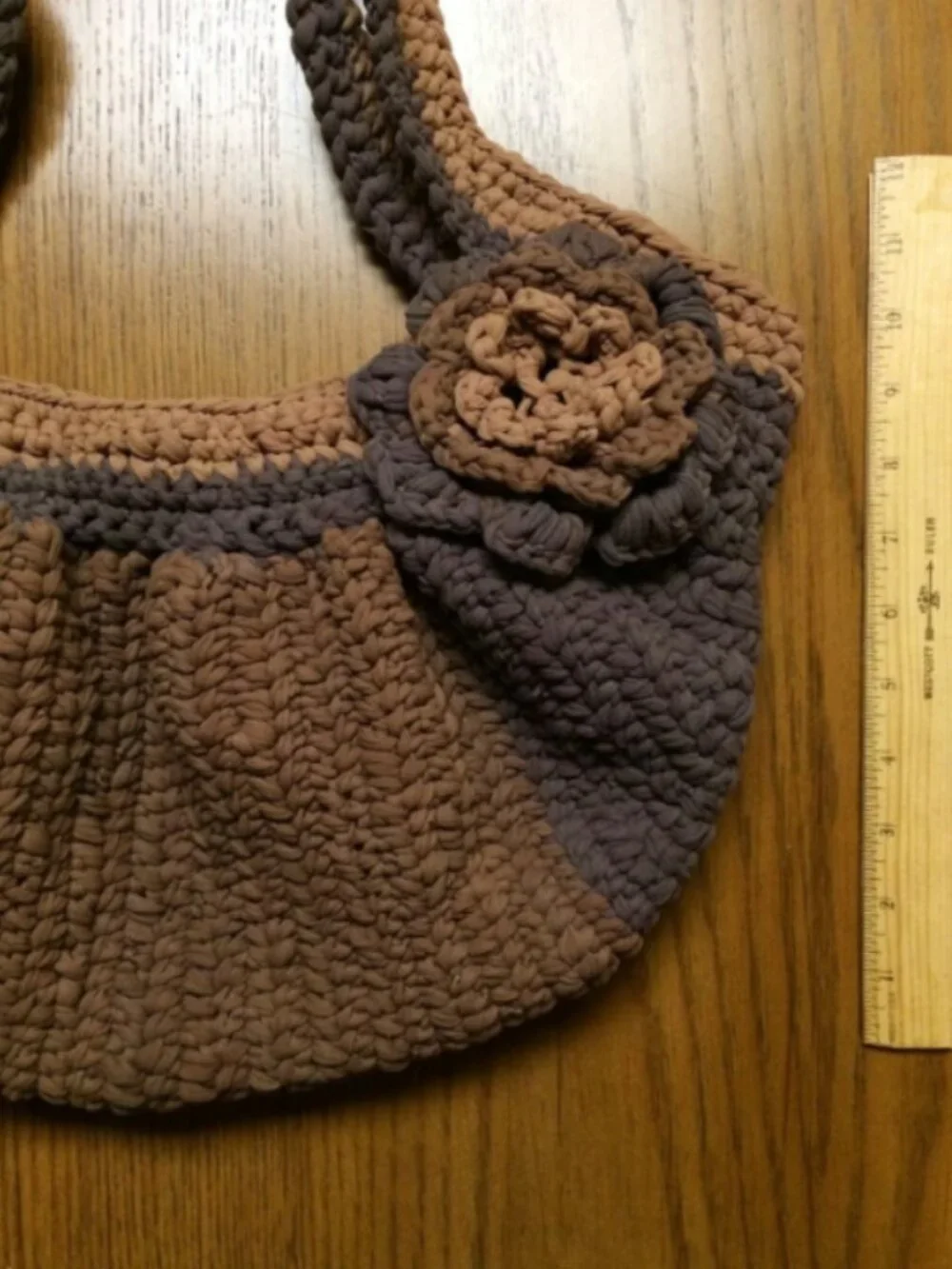 Eco-Friendly Upcycled Crochet | Handmade Repurposed Pantyhose Hobo Bag
